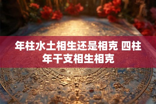 年柱水土相生还是相克 四柱年干支相生相克