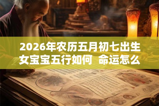2026年农历五月初七出生女宝宝五行如何  命运怎么样