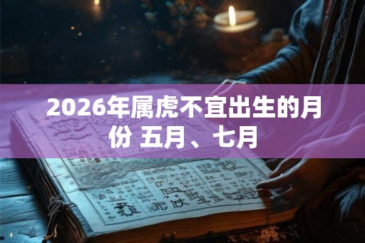 2026年属虎不宜出生的月份 五月、七月
