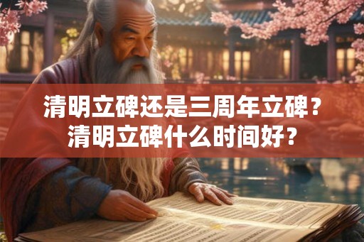 清明立碑还是三周年立碑？清明立碑什么时间好？