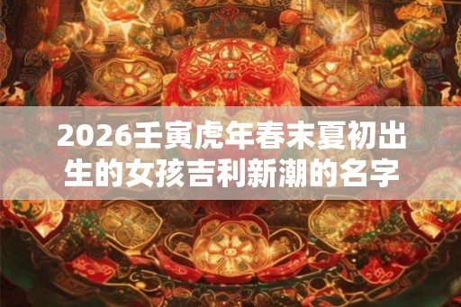 2026壬寅虎年春末夏初出生的女孩吉利新潮的名字