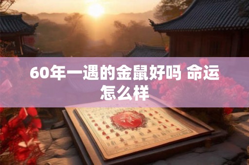 60年一遇的金鼠好吗 命运怎么样