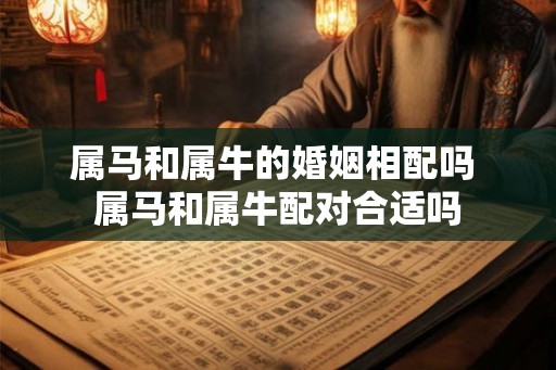属马和属牛的婚姻相配吗 属马和属牛配对合适吗