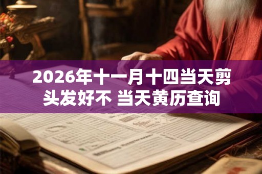 2026年十一月十四当天剪头发好不 当天黄历查询