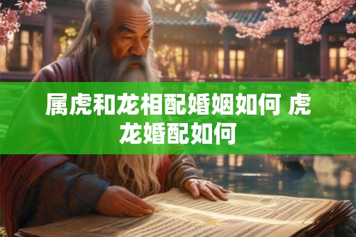 属虎和龙相配婚姻如何 虎龙婚配如何