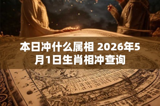 本日冲什么属相 2026年5月1日生肖相冲查询