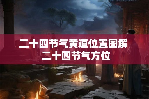 二十四节气黄道位置图解 二十四节气方位 二十四节气黄道位置图解 二十四节气方位