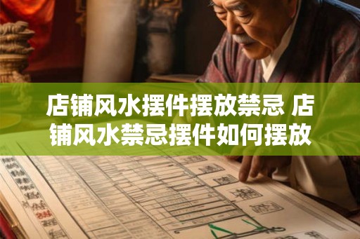 店铺风水摆件摆放禁忌 店铺风水禁忌摆件如何摆放