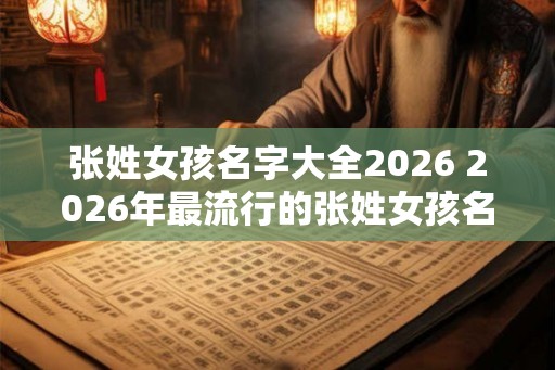 张姓女孩名字大全2026 2026年最流行的张姓女孩名字是什么