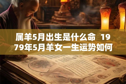 属羊5月出生是什么命  1979年5月羊女一生运势如何