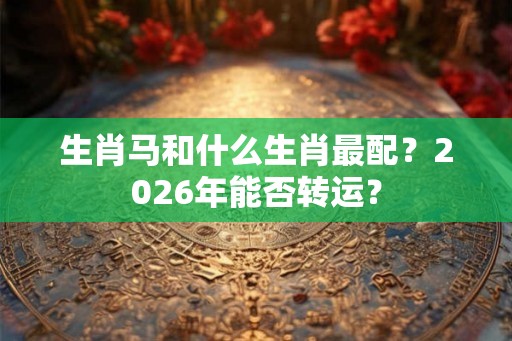 生肖马和什么生肖最配？2026年能否转运？