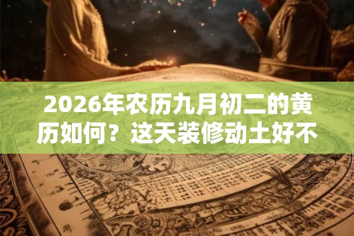 2026年农历九月初二的黄历如何?这天装修动土好不好? 2026年农历九月初二的黄历如何?这天装修动土好不好?