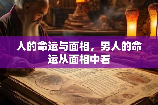 人的命运与面相,男人的命运从面相中看 人的命运与面相,男人的命运从面相中看