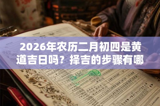 2026年农历二月初四是黄道吉日吗？择吉的步骤有哪些？