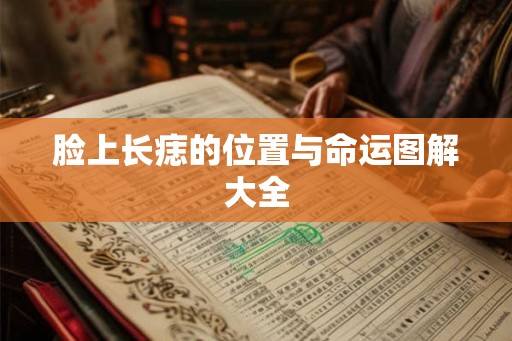脸上长痣的位置与命运图解大全