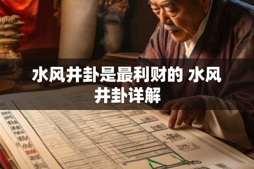 水风井卦是最利财的 水风井卦详解