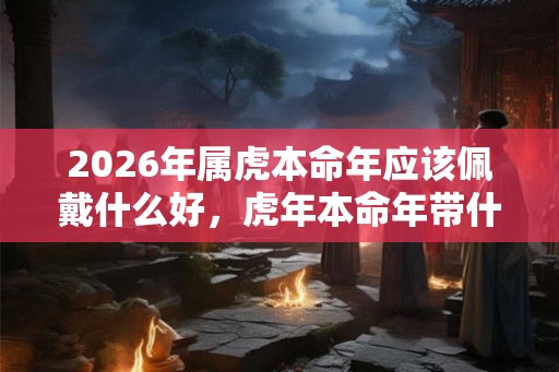 2026年属虎本命年应该佩戴什么好,虎年本命年带什么东西比较好? 2026年属虎本命年应该佩戴什么好,虎年本命年带什么东西比较好?