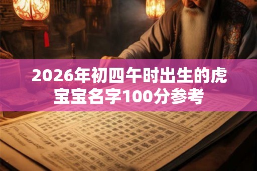 2026年初四午时出生的虎宝宝名字100分参考