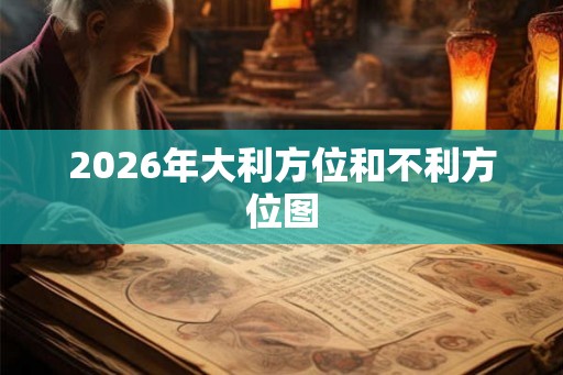 2026年大利方位和不利方位图 2026年大利方位和不利方位图