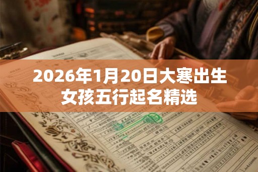 2026年1月20日大寒出生女孩五行起名精选