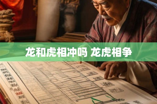 龙和虎相冲吗 龙虎相争 龙和虎相冲吗 龙虎相争