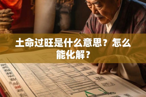 土命过旺是什么意思？怎么能化解？