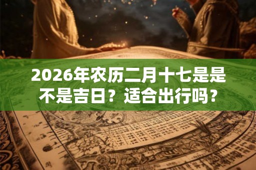 2026年农历二月十七是是不是吉日?适合出行吗? 2026年农历二月十七是是不是吉日?适合出行吗?