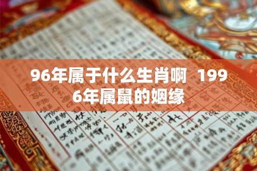 96年属于什么生肖啊  1996年属鼠的姻缘