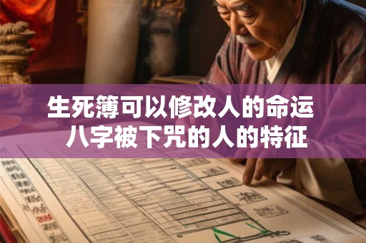 生死簿可以修改人的命运  八字被下咒的人的特征