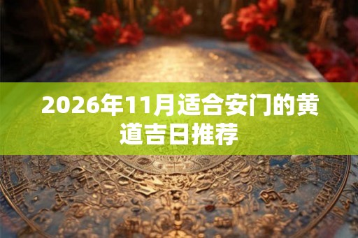 2026年11月适合安门的黄道吉日推荐 2026年11月适合安门的黄道吉日推荐
