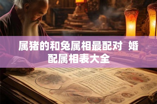 属猪的和兔属相最配对  婚配属相表大全