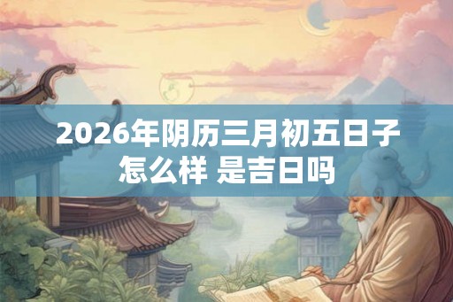 2026年阴历三月初五日子怎么样 是吉日吗 2026年阴历三月初五日子怎么样 是吉日吗