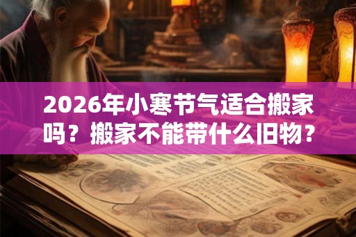 2026年小寒节气适合搬家吗?搬家不能带什么旧物? 2026年小寒节气适合搬家吗?搬家不能带什么旧物?