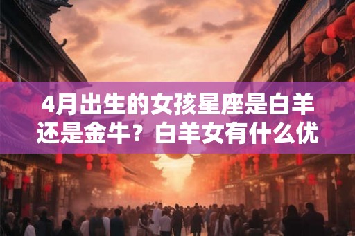 4月出生的女孩星座是白羊还是金牛？白羊女有什么优点？