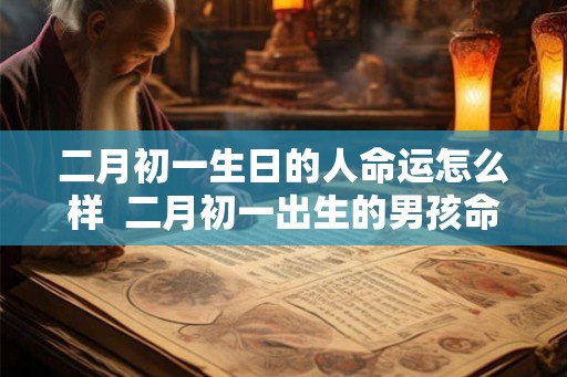 二月初一生日的人命运怎么样  二月初一出生的男孩命运坎坷