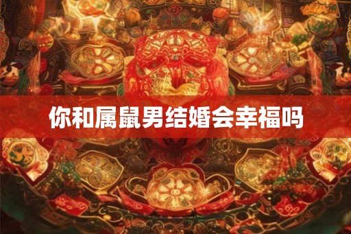 你和属鼠男结婚会幸福吗
