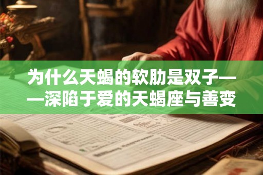 为什么天蝎的软肋是双子——深陷于爱的天蝎座与善变的双子座之间的情感纠葛
