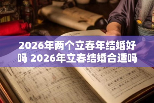 2026年两个立春年结婚好吗 2026年立春结婚合适吗
