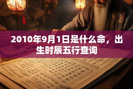 2010年9月1日是什么命,出生时辰五行查询 2010年9月1日是什么命,出生时辰五行查询