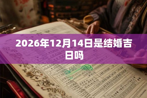 2026年12月14日是结婚吉日吗
