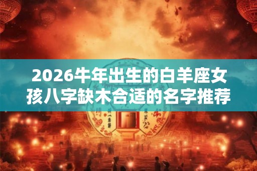 2026牛年出生的白羊座女孩八字缺木合适的名字推荐
