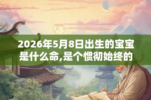 2026年5月8日出生的宝宝是什么命,是个惯彻始终的人