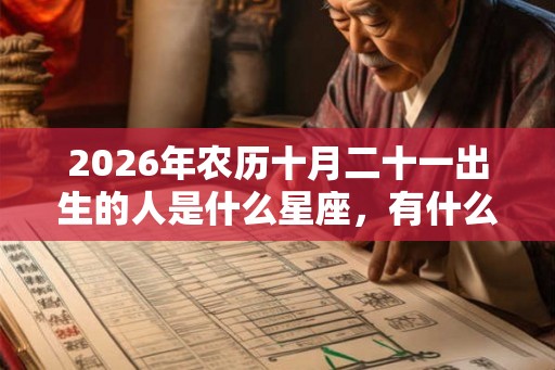 2026年农历十月二十一出生的人是什么星座，有什么优点？