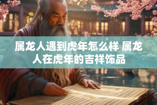 属龙人遇到虎年怎么样 属龙人在虎年的吉祥饰品