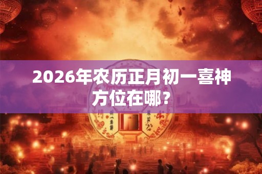 2026年农历正月初一喜神方位在哪？