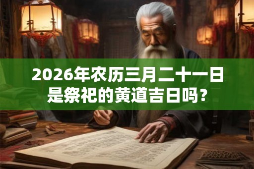 2026年农历三月二十一日是祭祀的黄道吉日吗？