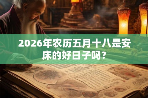 2026年农历五月十八是安床的好日子吗？