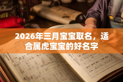 2026年三月宝宝取名，适合属虎宝宝的好名字