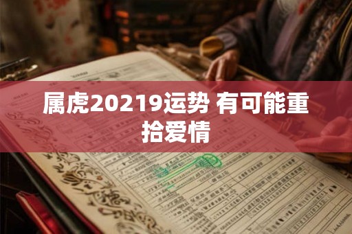 属虎20219运势 有可能重拾爱情