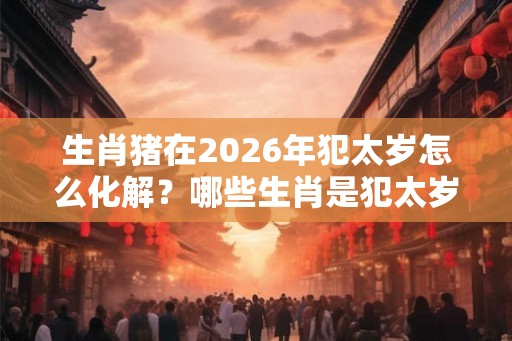 生肖猪在2026年犯太岁怎么化解？哪些生肖是犯太岁？